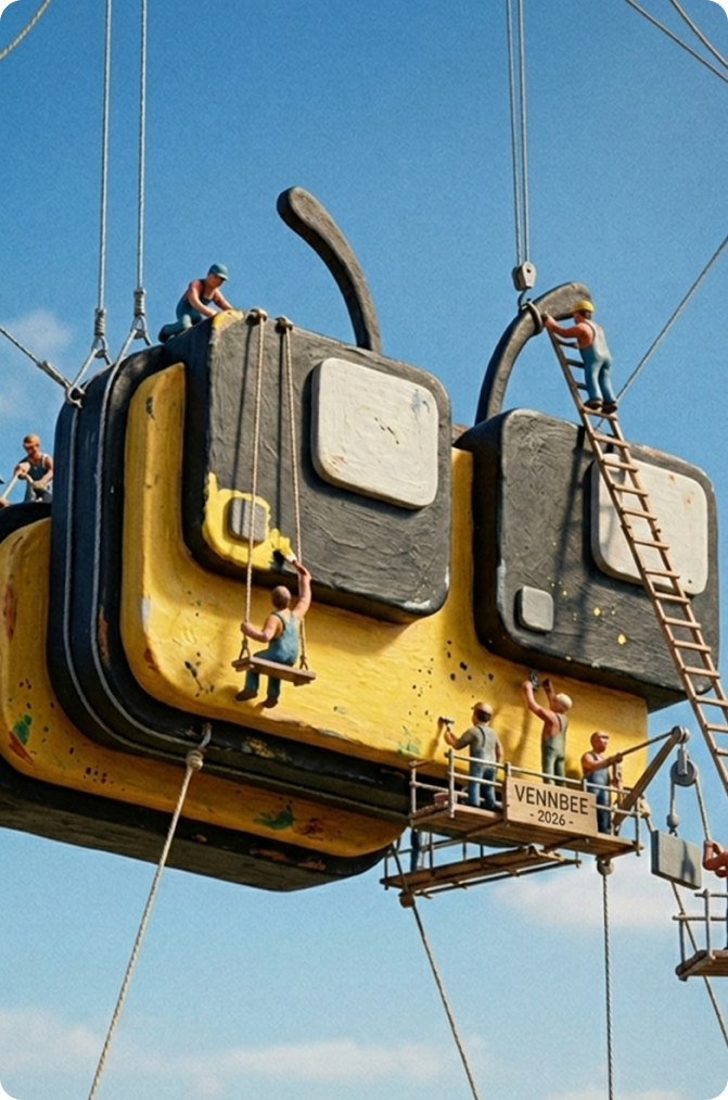 Vennbee under construction